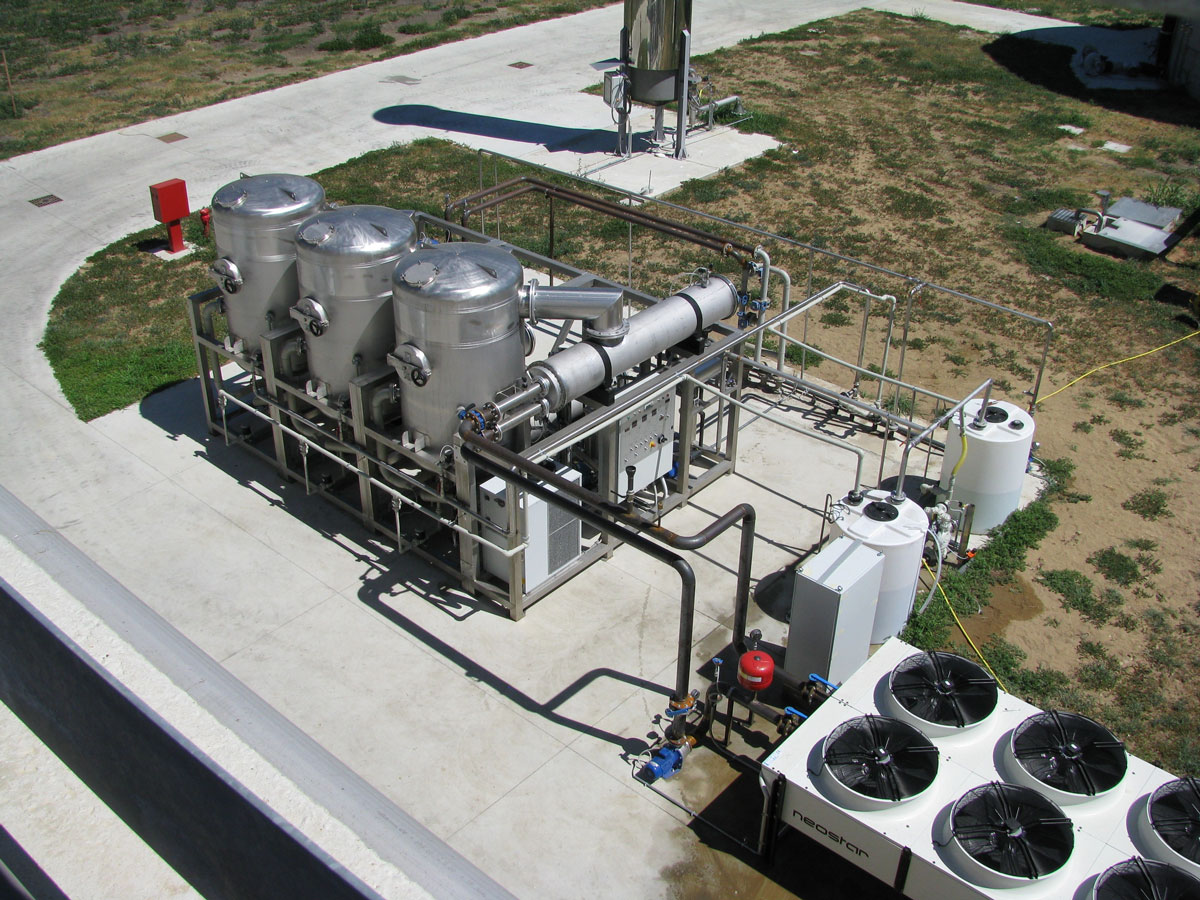 FORMECO Heat Pump Vacuum Evaporator biogas